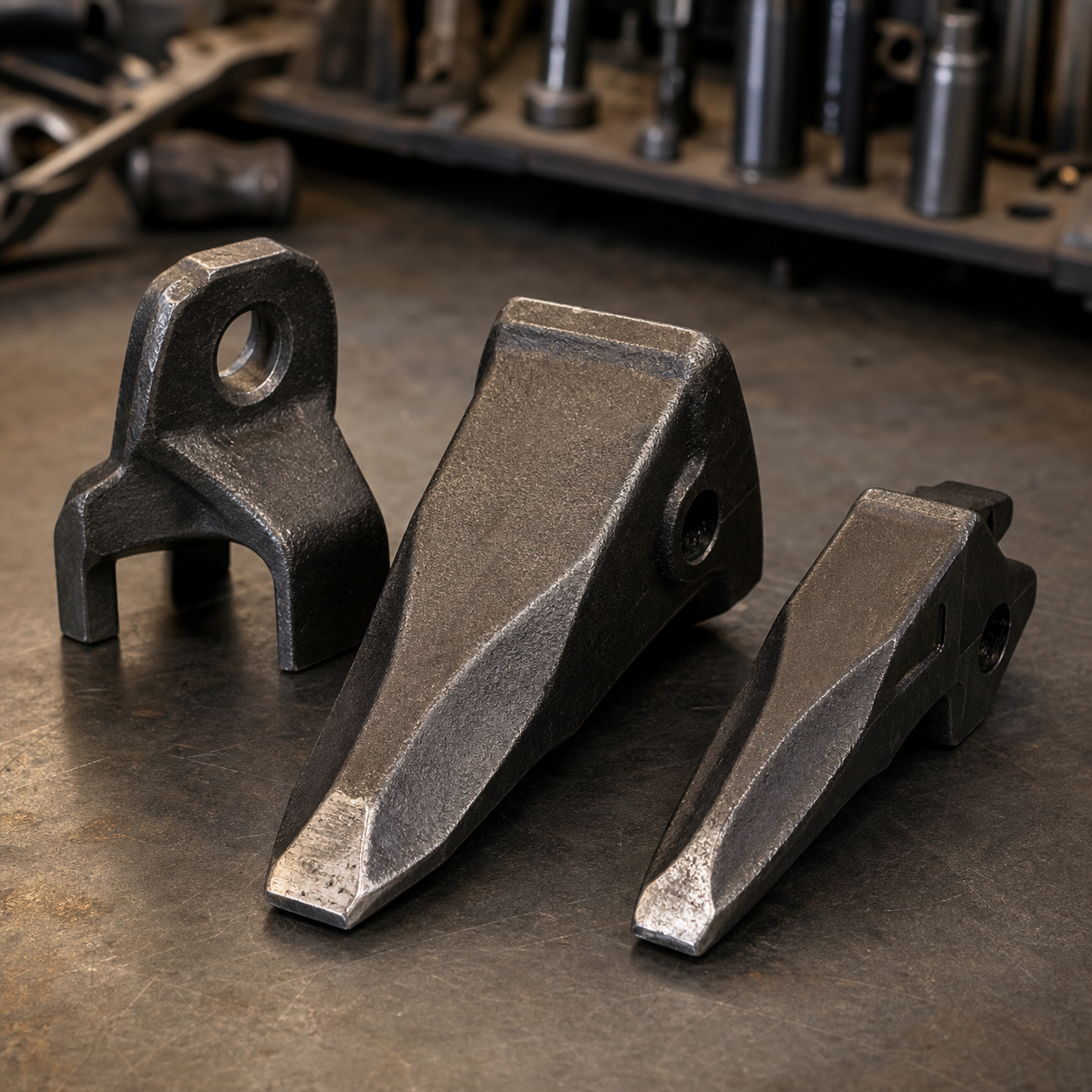 Ground engaging tools and bucket wear parts